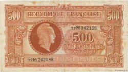 500 Francs MARIANNE fabrication anglaise FRANCIA  1945 VF.11.02 BC