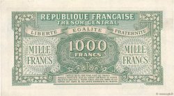 1000 Francs MARIANNE THOMAS DE LA RUE FRANCE  1945 VF.13.01 SUP+