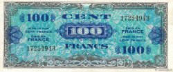 100 Francs DRAPEAU FRANCIA  1944 VF.20.01 MBC+