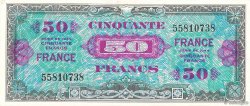 50 Francs FRANCE FRANKREICH  1945 VF.24.01 VZ+