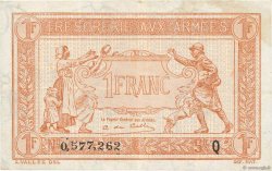 1 Franc TRÉSORERIE AUX ARMÉES 1919 FRANCIA  1919 VF.04.04 BB
