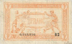 1 Franc TRÉSORERIE AUX ARMÉES 1919 FRANCE  1919 VF.04.15