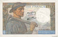 10 Francs MINEUR FRANKREICH  1946 F.08.16 SS