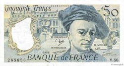 50 Francs QUENTIN DE LA TOUR FRANKREICH  1988 F.67.14 fVZ