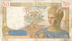 50 Francs CÉRÈS FRANKREICH  1937 F.17.35 S