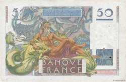 50 Francs LE VERRIER FRANCIA  1951 F.20.17 BB