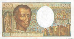 200 Francs MONTESQUIEU FRANCIA  1982 F.70.02 MBC