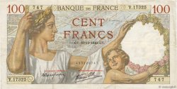 100 Francs SULLY FRANKREICH  1940 F.26.43 fSS