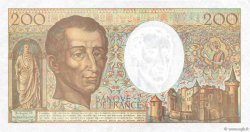 200 Francs MONTESQUIEU FRANCE  1992 F.70.12b XF-