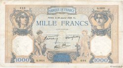 1000 Francs CÉRÈS ET MERCURE type modifié FRANKREICH  1939 F.38.33