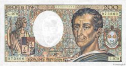 200 Francs MONTESQUIEU FRANKREICH  1990 F.70.10a