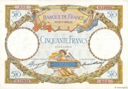 50 Francs LUC OLIVIER MERSON type modifié FRANCIA  1933 F.16.04 BC+