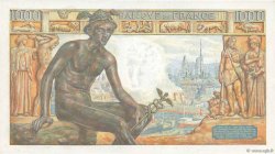 1000 Francs DÉESSE DÉMÉTER FRANCE  1943 F.40.17 XF-
