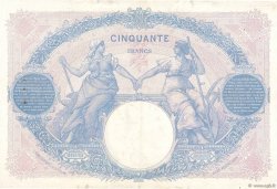 50 Francs BLEU ET ROSE FRANCIA  1924 F.14.37 q.SPL