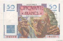 50 Francs LE VERRIER FRANCE  1948 F.20.10