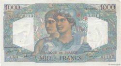 1000 Francs MINERVE ET HERCULE FRANKREICH  1950 F.41.31 SS