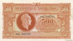 500 Francs MARIANNE fabrication anglaise FRANCE  1945 VF.11.01 XF+