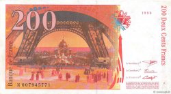 200 Francs EIFFEL FRANCE  1996 F.75.02 VF+