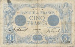 5 Francs BLEU FRANCE  1912 F.02.11