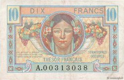 10 Francs TRÉSOR FRANÇAIS FRANCIA  1947 VF.30.01 BB