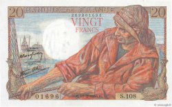 20 Francs PÊCHEUR FRANCE  1944 F.13.08