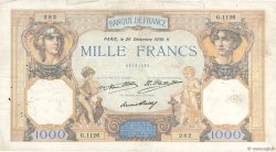 1000 Francs CÉRÈS ET MERCURE FRANCIA  1930 F.37.05 q.MB