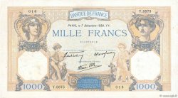 1000 Francs CÉRÈS ET MERCURE type modifié FRANCE  1939 F.38.40 VF
