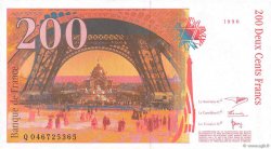200 Francs EIFFEL FRANCIA  1996 F.75.03b SC
