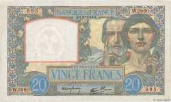 20 Francs TRAVAIL ET SCIENCE FRANCIA  1941 F.12.12 EBC