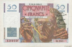 50 Francs LE VERRIER FRANCE  1950 F.20.16 VF+