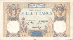 1000 Francs CÉRÈS ET MERCURE FRANCIA  1927 F.37.01 MB