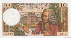 10 Francs VOLTAIRE FRANCE  1965 F.62.12 XF