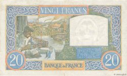 20 Francs TRAVAIL ET SCIENCE FRANKREICH  1940 F.12.11 S