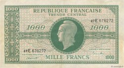 1000 Francs MARIANNE THOMAS DE LA RUE FRANCIA  1945 VF.13.02 MBC
