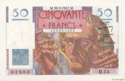 50 Francs LE VERRIER FRANCE  1947 F.20.07 AU-
