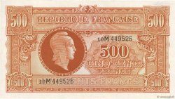 500 Francs MARIANNE fabrication anglaise FRANCIA  1945 VF.11.02 EBC+