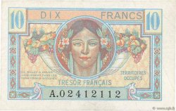 10 Francs TRÉSOR FRANÇAIS FRANKREICH  1947 VF.30.01 fVZ