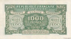 1000 Francs MARIANNE THOMAS DE LA RUE FRANCIA  1945 VF.13.01 q.SPL
