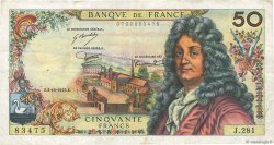 50 Francs RACINE FRANCIA  1975 F.64.31 BC