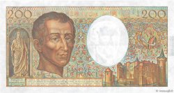 200 Francs MONTESQUIEU FRANCIA  1987 F.70.07 MBC+