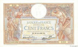 100 Francs LUC OLIVIER MERSON type modifié FRANKREICH  1938 F.25.32 fVZ