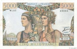 5000 Francs TERRE ET MER FRANKREICH  1953 F.48.08 S
