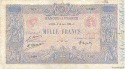 1000 Francs BLEU ET ROSE FRANKREICH  1926 F.36.42 fS