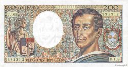 200 Francs MONTESQUIEU FRANCIA  1992 F.70.12a MBC+