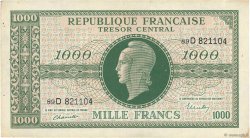 1000 Francs MARIANNE THOMAS DE LA RUE FRANCE  1945 VF.13.01 VF-