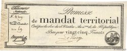 25 Francs avec série FRANKREICH  1796 Ass.59b fVZ