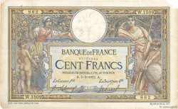 100 Francs LUC OLIVIER MERSON sans LOM FRANCIA  1912 F.23.04 q.MB