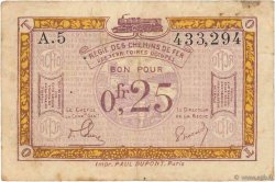 25 Centimes FRANCE régionalisme et divers  1923 JP.135.03 TB