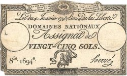 25 Sols FRANCE  1792 Ass.25a pr.TB