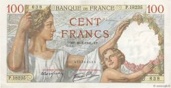 100 Francs SULLY FRANCE  1941 F.26.45 SUP+